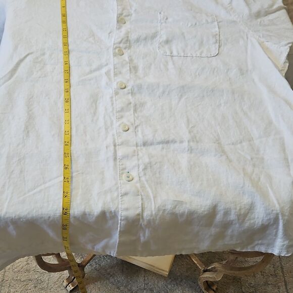 Men's Tommy Bahama White 100% Linen Shirt Size XXL - Picture 11 of 11